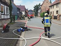Brand in Großwerther Bild: Brand in Großwerther