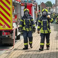 Brand in Großwerther Bild: Brand in Großwerther