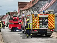 Brand in Großwerther Bild: Brand in Großwerther