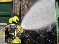 Containerbrand bei der Lebenshilfe in Nordhausen Bild: Containerbrand bei der Lebenshilfe in Nordhausen