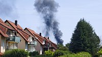 Containerbrand bei der Lebenshilfe in Nordhausen Bild: Containerbrand bei der Lebenshilfe in Nordhausen
