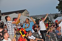 Bild: Public Viewing auf den Petersberg
