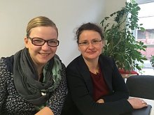 Bild: Die Abgeordneten der Partei Die Linke, Katja Mitteldorf und Sigrid Hupach, wollen im Tabakspeicher &uuml;ber Kunst und Politik diskutieren