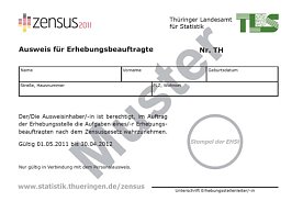 Bild: Zensus-Stichtag