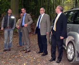 Bild: Vorstand vor Ort