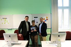 Bild: Gerhard T&ouml;lle, Beate Watzel und Mario Hoche-Arbeiter