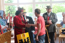 Bild: Rolandgruppe zu Besuch bei der Lebenshilfe