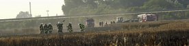 Bild: Gro&szlig;brand an der A 38