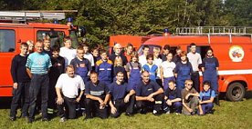 Bild: Feuriges Zeltlager