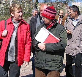 Bild: Besuch auf der Baustelle