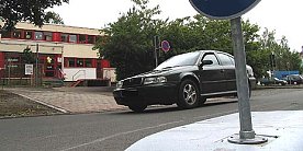 Bild: Verkehr wird behindert