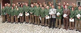 Bild: Bef&ouml;rderungen auf der Burg 