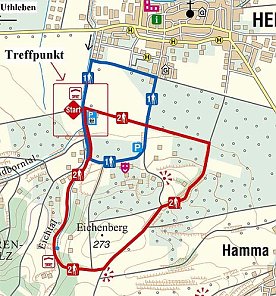 Bild: Nordisches Wandern in der Aue