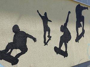 Action auf dem Berg