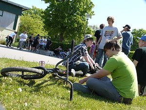 Action auf dem Berg