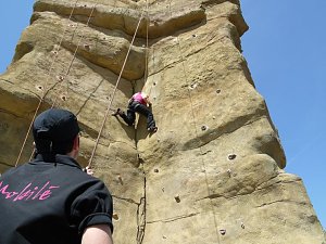 Action auf dem Berg