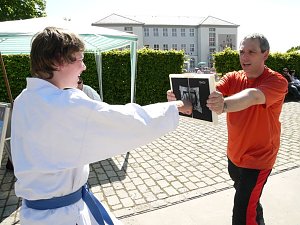 Action auf dem Berg