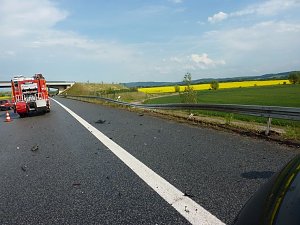 Unfall auf der Autobahn