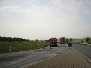 Crash an der Abfahrt