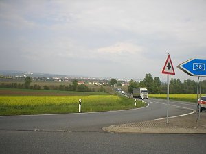 Crash an der Abfahrt