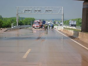 Schlamm auf A 38