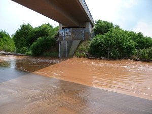 Schlamm auf A 38