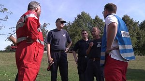 Gro&szlig;aufgebot bei Suche nach Ertrunkenem
