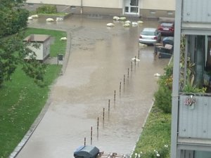 Unwetter &uuml;ber Nordhausen