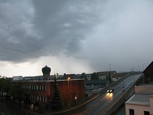 Unwetter in der Cohn-Straße