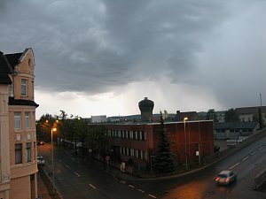 Unwetter in der Cohn-Straße