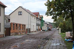 Unwetter in der Grenzstraße