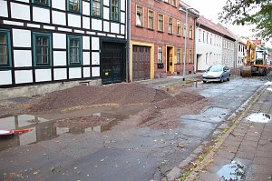 Unwetter in der Grenzstraße