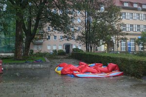 Unwetter &uuml;ber Nordhausen