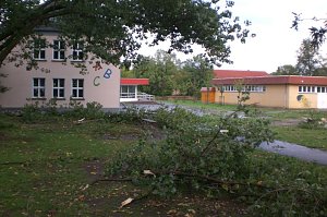 Unwetter &uuml;ber Nordhausen