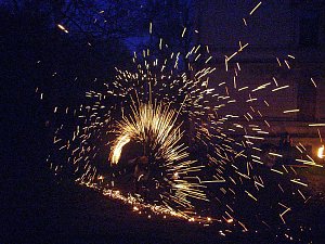 Feuer m Park