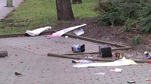 B&ouml;llerabfall auf den Stra&szlig;en