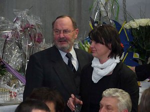 Geburtstagsempfang auf der Baustelle