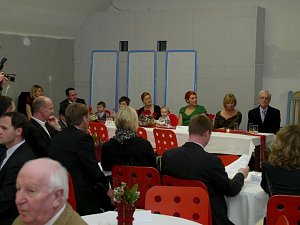 Geburtstagsempfang auf der Baustelle