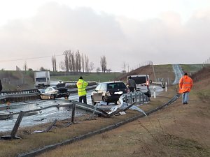 Crash auf der Autobahn