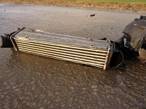 Crash auf der Autobahn