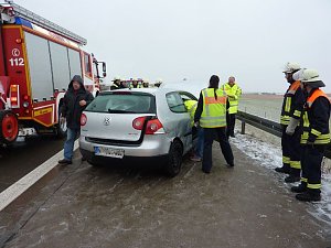 Unfall auf der Autobahn