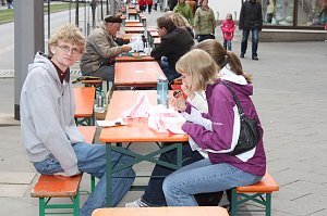 Geburtstagfeier begann