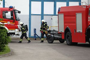 Feuerwehr bei Eaton im Einsatz