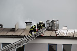 Feuerwehr bei Eaton im Einsatz