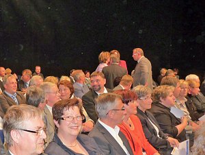 Beim Jahrsempfang in Erfurt