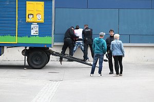 Spannung vor dem Spiel