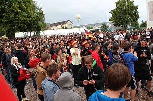Spannung vor dem Spiel