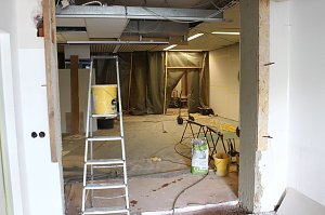Baustelle: Blick hinein