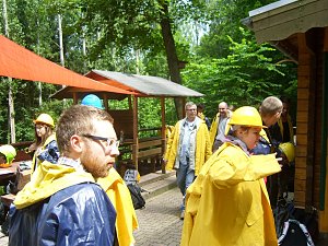 Universit&auml;rer Besuch an der Langen Wand