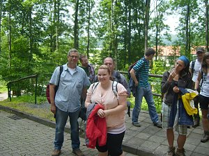 Universit&auml;rer Besuch an der Langen Wand